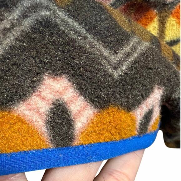 Patagonia Rare Synchilla Snap-T Fleece Jacket Geometric Aztec Anthos Pink Sz XS - Picture 3 of 16